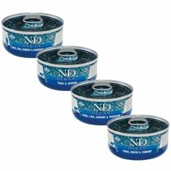 Farmina N&D Ocean Feline Umido 70 Gr - KITTEN Merluzzo, Gamberetti, Tonno E Zucca