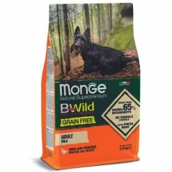 Monge BWild Dog Grain Free Adult Mini Anatra E Patate - 2,5 Kg
