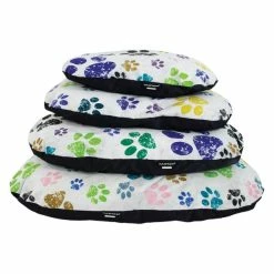 Cuscino Sfoderabile Ovale Zampe Multicolor Nasonero - 63x45 Cm