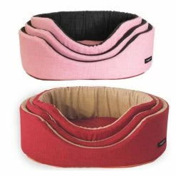 Cesta Ovale Sfoderabile Eco Nasonero - Rosa - 2a Misura 47x34 Cm