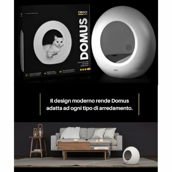 Cuccia Tecnologica Domus Croci - 1 Pezzo 5 Cuccia Tecnologica Domus Croci - 1 Pezzo - immagine 3