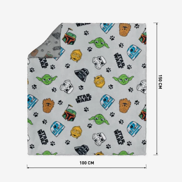 Coperta Cane Star Wars For Fan Pets - 100x150 Cm 6 Coperta Cane Star Wars For Fan Pets - 100x150 Cm - immagine 4