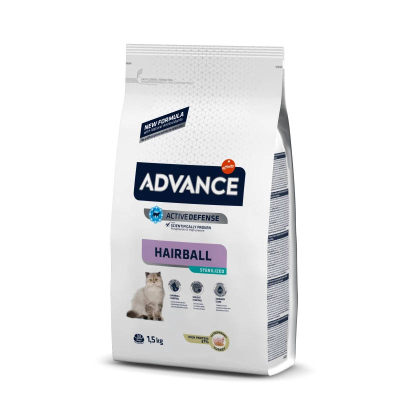 Advance Sterilized Hairball Cat Tacchino - 1,5 Kg 3 Advance Sterilized Hairball Cat Tacchino - 1,5 Kg