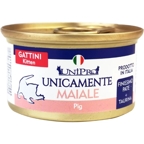 Unipro Monoproteico Unipro Unicamente Kitten 85 Gr - Maiale 3 Unipro Monoproteico Unipro Unicamente Kitten 85 Gr - Maiale