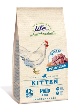 LifeCat Kitten Con Pollo - 1,5 Kg