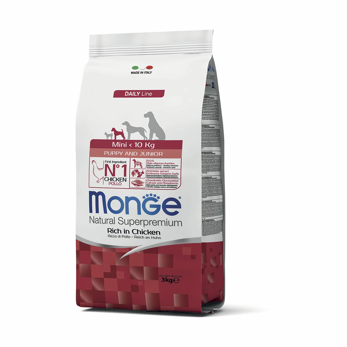 Monge Natural Superpremium Mini Puppy & Junior Ricco Di Pollo - 3 Kg 3 Monge Natural Superpremium Mini Puppy & Junior Ricco Di Pollo - 3 Kg