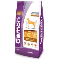 Monge Gemon Maxi Puppy & Junior Con Pollo E Riso - 15 Kg