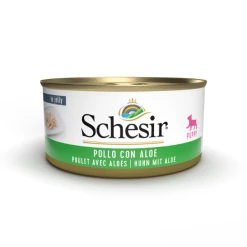 Schesir Dog 150 Gr - PUPPY Con Tonno E Aloe -negozio di articoli per gatti pollo aloe dog puppy 1