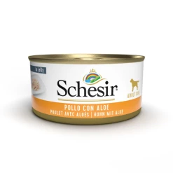 Schesir Dog 150 Gr - PUPPY Con Tonno E Aloe -negozio di articoli per gatti pollo aloe front 1