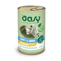 Oasy Dog Puppy & Junior All Breeds Patè 400 Gr - Patè Di Pollo