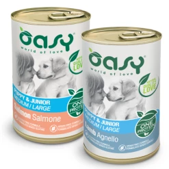 Oasy Monoproteico Puppy & Junior Medium/Large 400 Gr - Salmone