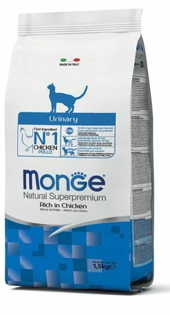 Monge Natural Superpremium Urinary Ricco Di Pollo - 1,5 Kg