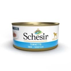 Schesir Dog 150 Gr - PUPPY Con Tonno E Aloe -negozio di articoli per gatti tonnetto dog front 1